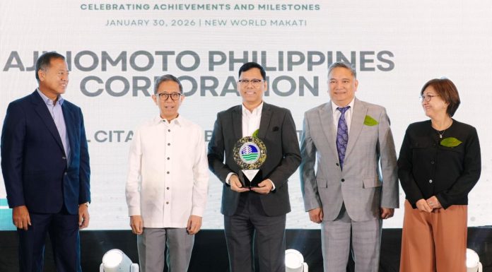 Ajinomoto Philippines Corporation Earns EPR Recognition from Department of Environment and Natural Resources for Sustainability Efforts