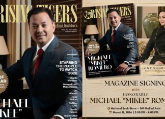 Rising Tigers Magazine Brings “Man of the Year” Mikee Romero to National Book Store