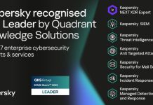 Kaspersky Cybersecurity Products for Business Recognized as Leaders by Quadrant Knowledge Solutions