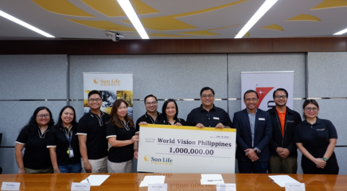 Sun Life Foundation Strengthens World Vision Philippines’ Disaster Response with PHP 1M Support