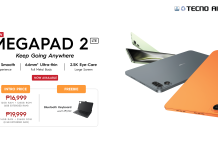 Meet the TECNO MEGAPAD 2: 11-inch 2.5K Eye-Care AI Tablet Now in the Philippines